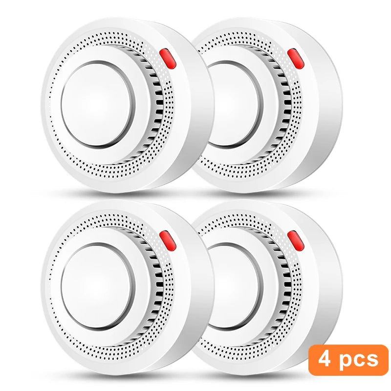 Tuya ZigBee Smart Smoke Detector Security Protection Smoke Alarm Fire Protection For Home Security System Via Smart Life App
