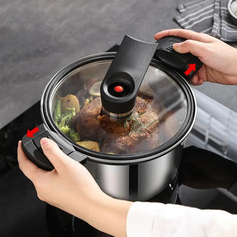 Stove Pressure Cooker Stainless Steel Home Pressure Cooker Ergonomic Thick Kitchen Gadgets Efficient Meals Cooking For Family