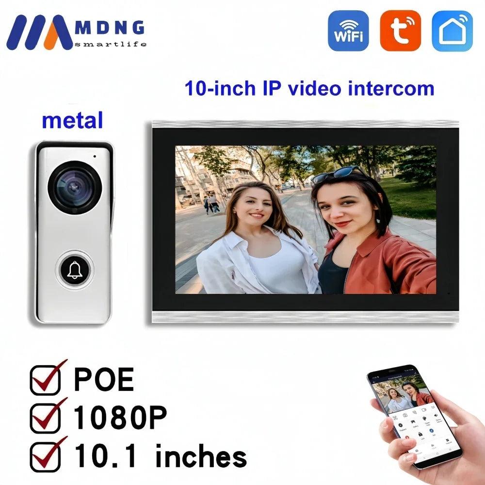 Intercom WiFi/PoE 1080P 10" RFID, Touch, Night Vision, Waterproof