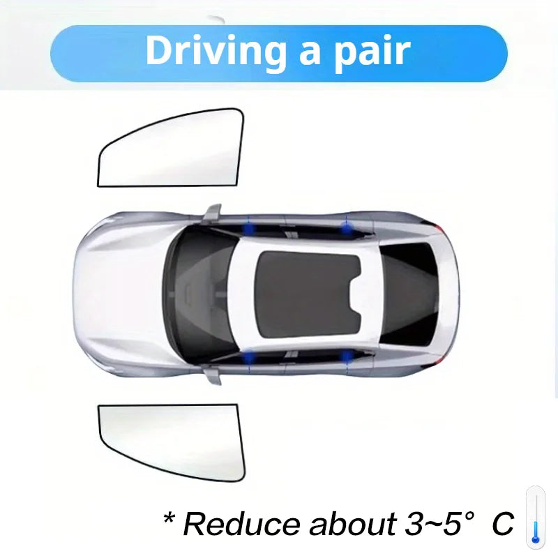 100 Blackout Windshield Sunshades Car Sun Shield Shades Sunshade Covers Summer Magnetic Side Window UV Protection Front Rear