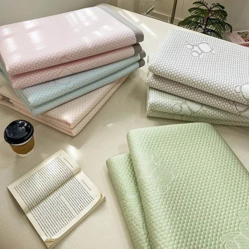 Summer Cooling Quilted Mattress Protector Cover Thickened Breathable Mattress Topper for Single Double Full Queen King Size Bed - P12 Hub Europe