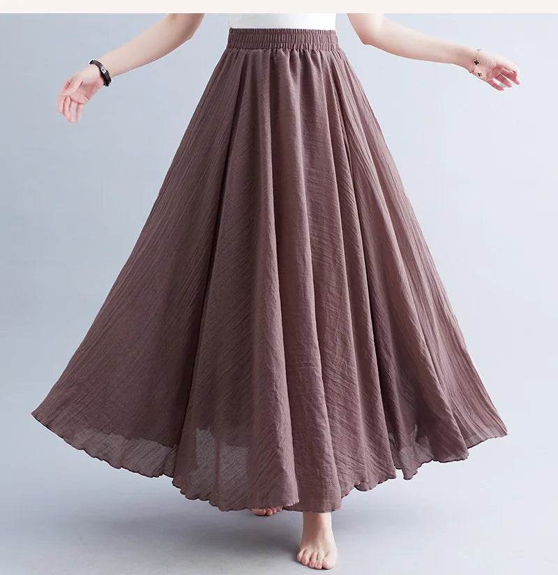 Mori Girl Cotton Linen Skirt - P12 Hub Europe