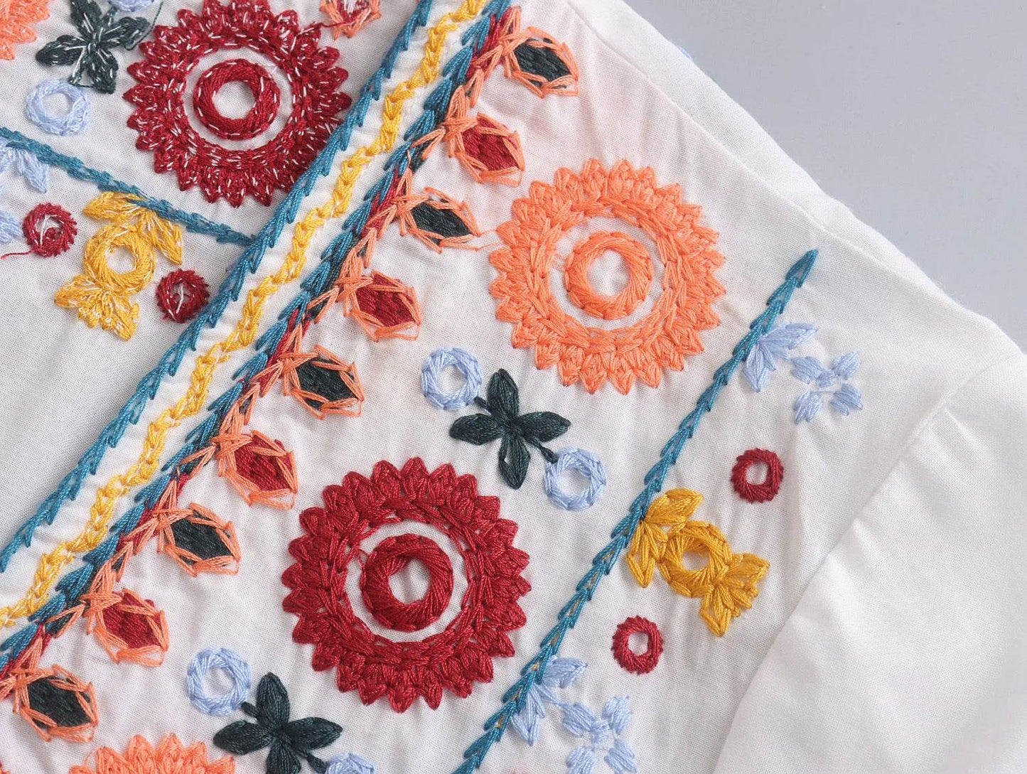 Ethnic Embroidered Top Skirt Set - P12 Hub Europe