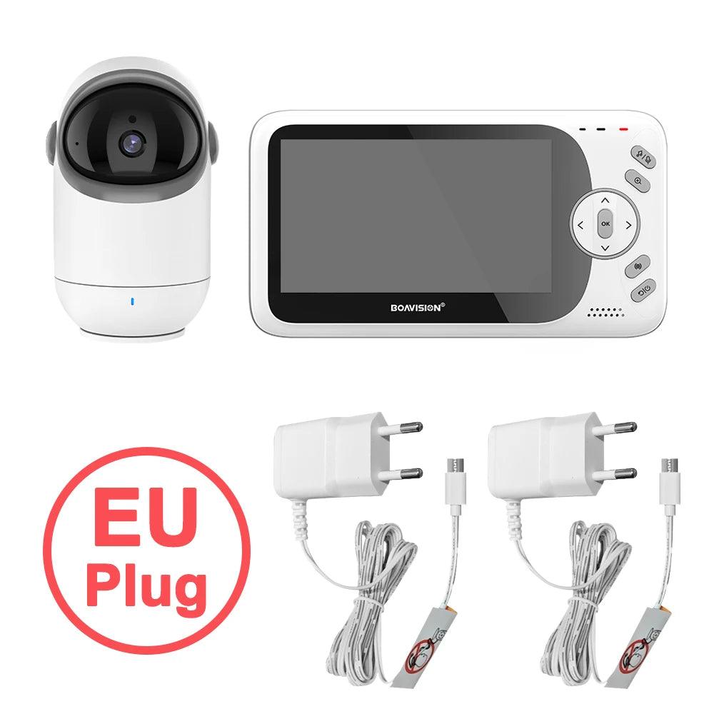 Baby Monitor 4.3" Video Pan/Tilt, 2-Way Audio, Night Vision