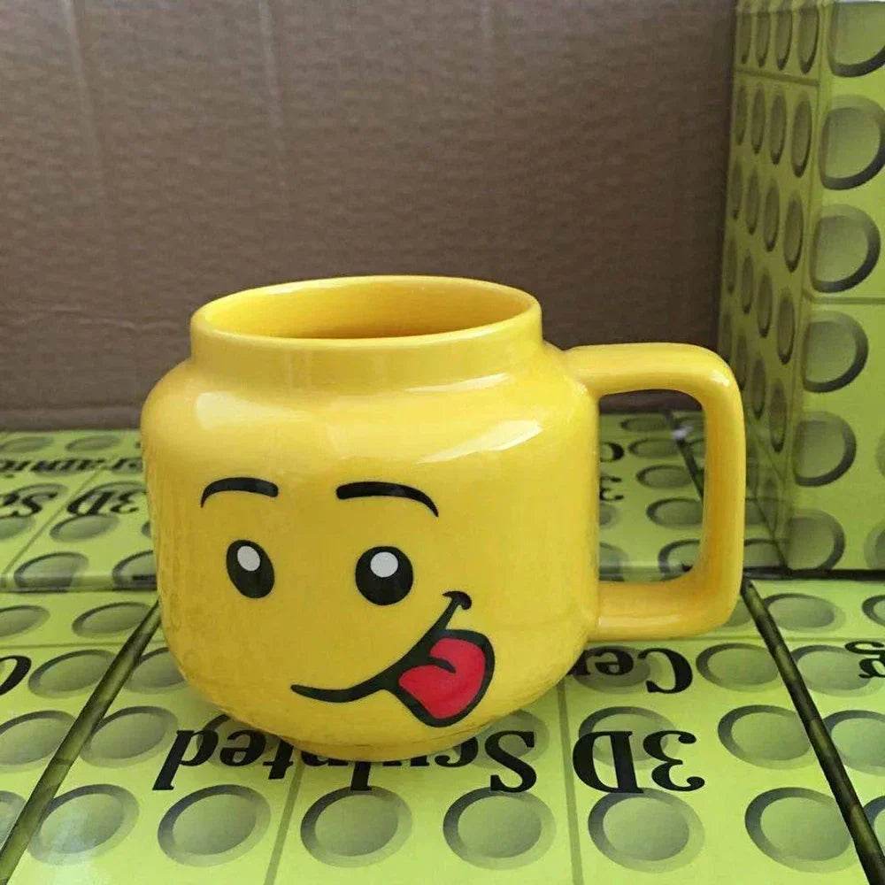 2025 Children Mug Cute Smiley Face Ceramic Mug, Ceramic Mug, Christmas Gift Funny Mug, Children's Drinking Cup Children's Cup - P12 Hub Europe