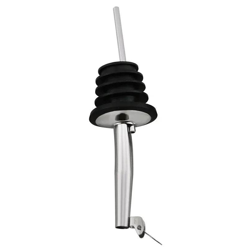 1pc Bottle Stopper Red Wine Pourer with Cap Oil Champagne Bottle wood Plug Keep Wine Freash Black Lid Pourers Bar Party Supplies - P12 Hub Europe
