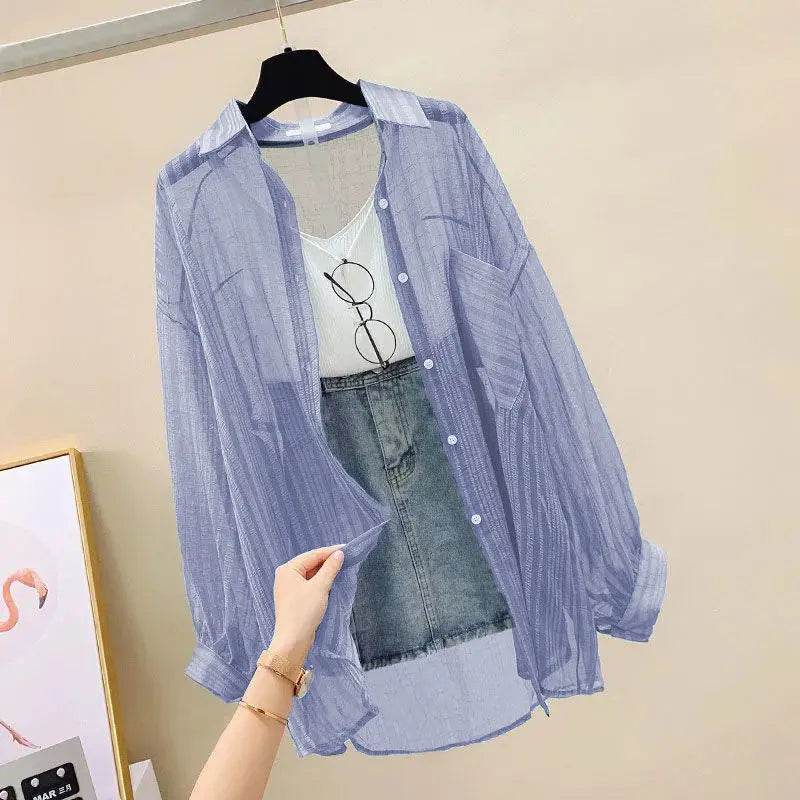 Women's Sheer Chiffon Summer Cardigan - P12 Hub Europe