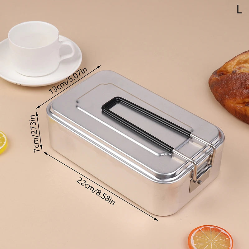 Ultralight Tableware Camping Cookware Lunch Box Cooking Pots Picnic Accessories Outdoor Cutlery Kitchen Hiking Sports Supplies