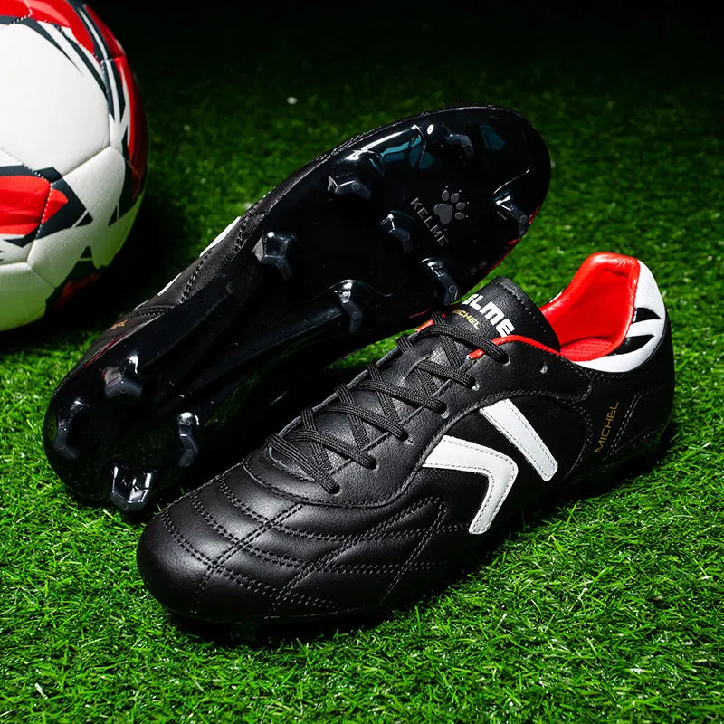 KELME MG Shoes Artificial Grass Slip-Resistant Men Soccer Shoes Training Sneakers Professional Football Boots 9242ZX1108