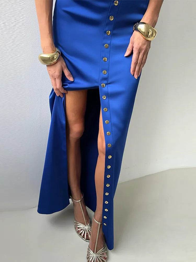 Elegant Split Skirt Crop Set - P12 Hub Europe