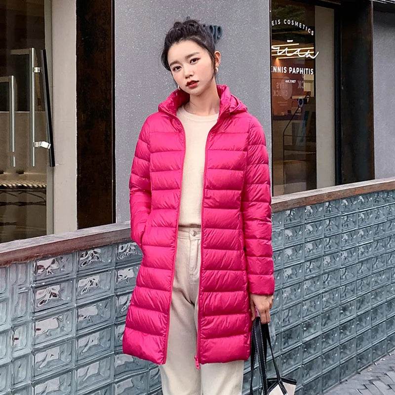 Slim Long Warm Down Puffer - P12 Hub Europe
