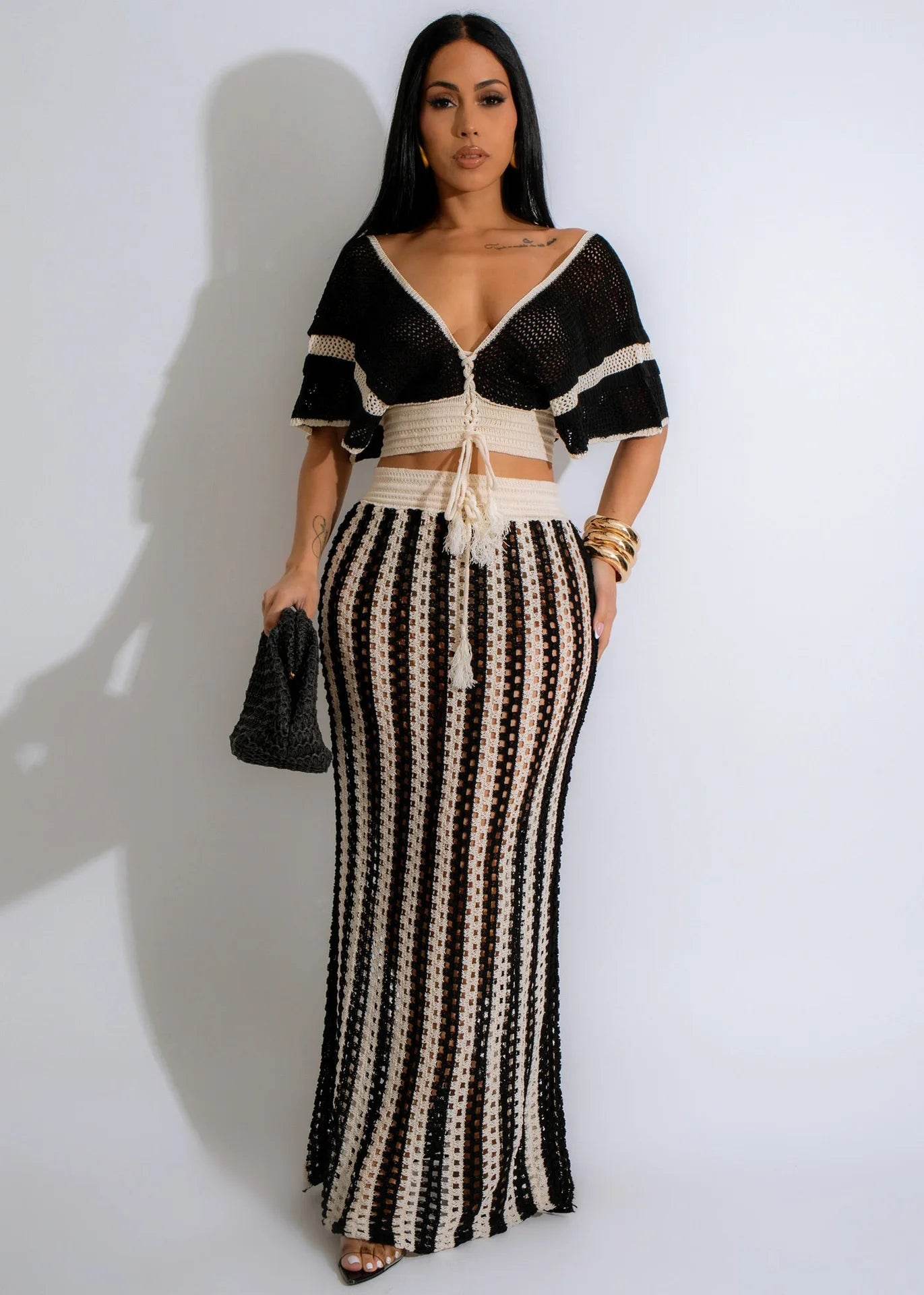 Knitted Vacation Dress Set - P12 Hub Europe