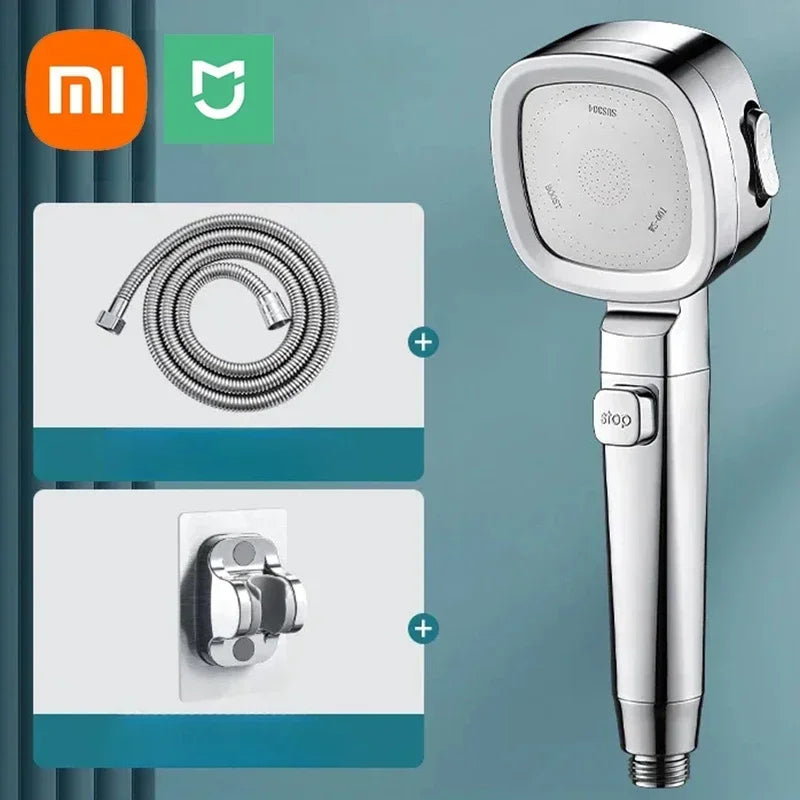 Xiaomi Mijia 3 Modes High Pressure Shower Head Water Saving Shower Heads Adjustable Water Massage Sprayer Bathroom Accessories