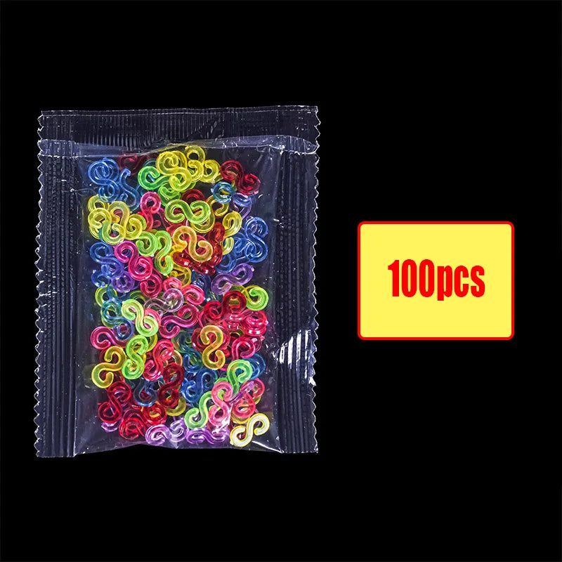 Pantone Color Western European Style Rubber Band Rainbow Knitting Machine Bracelets Loom Bands Arts & Crafts, DIY Toys