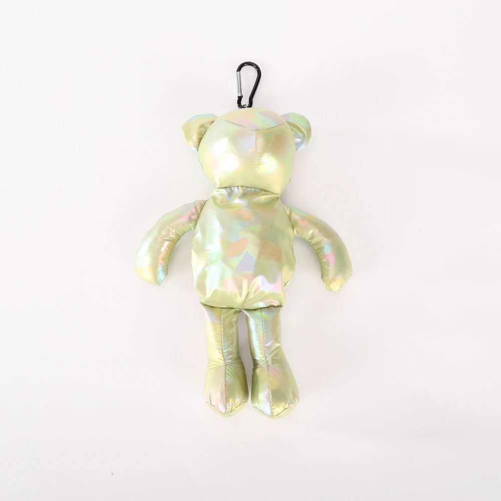 Bright Color Shopping Bag Bear Cotton Waterproof Tote Reusable