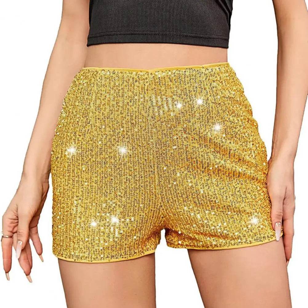 Sequin High Waist Mini Shorts - P12 Hub Europe
