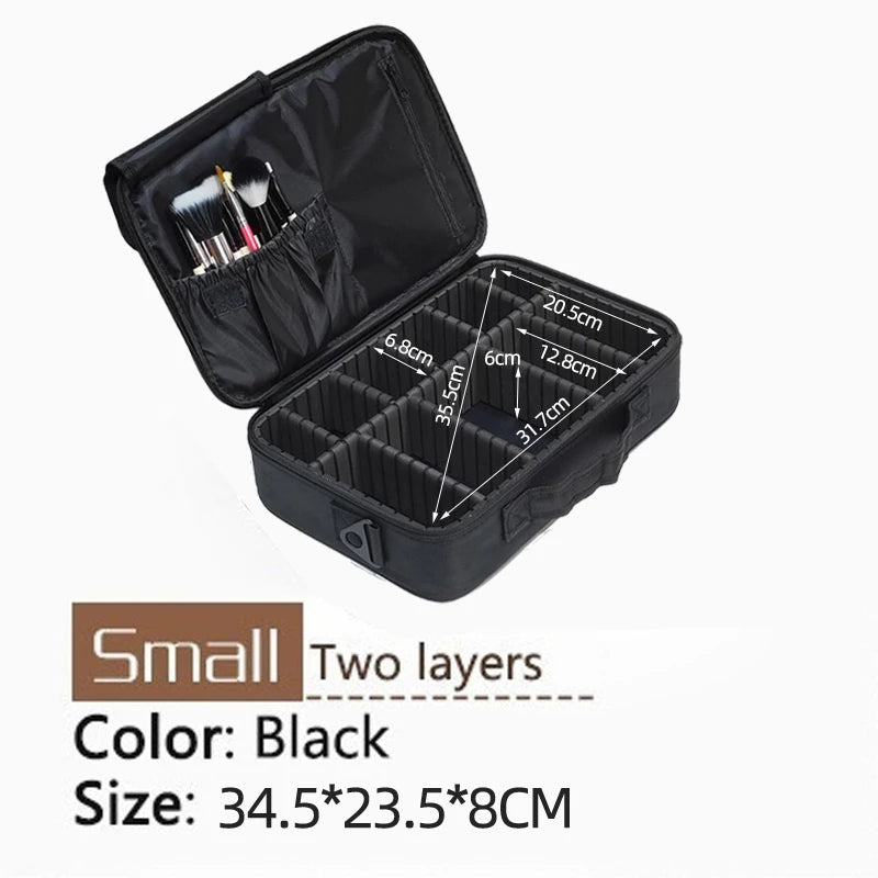 New Oxford Cloth Makeup Bag For Women Waterproof Large Capacity Travel Cosmetic Case
