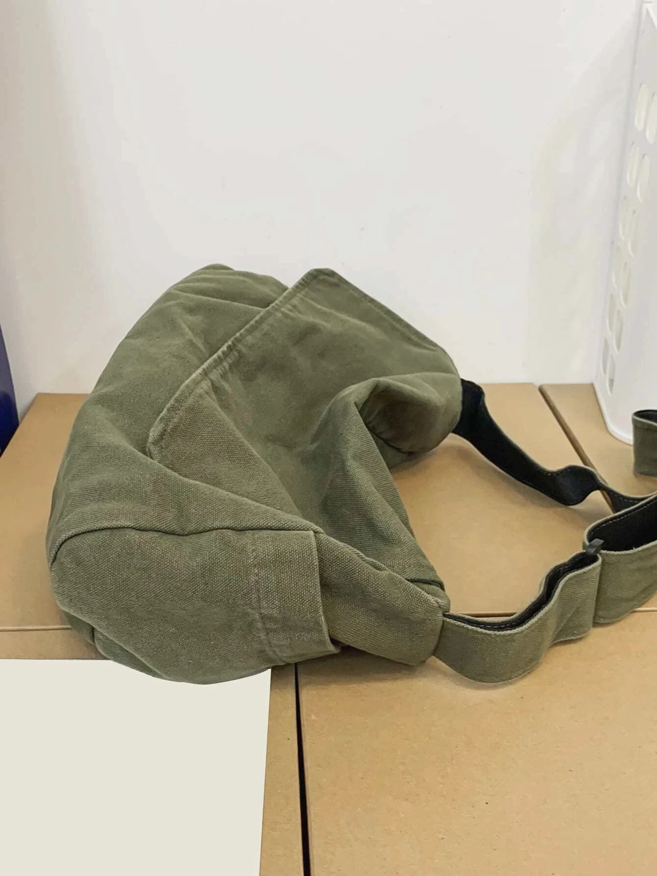High School Students University Freshman Multifunctional Sling Bag Shoulder Bag Casual BagMinimalist Flap Canvas Messenger Bag