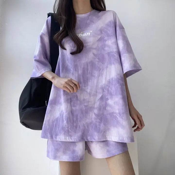 Summer Tie Dye Shorts Set - P12 Hub Europe