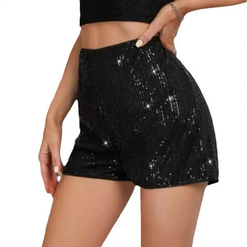 Sequin High Waist Mini Shorts - P12 Hub Europe