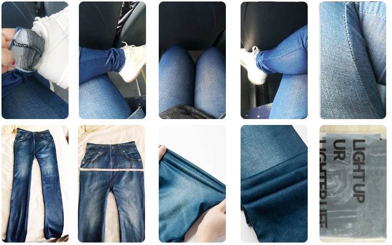 Faux Denim Leggings - P12 Hub Europe