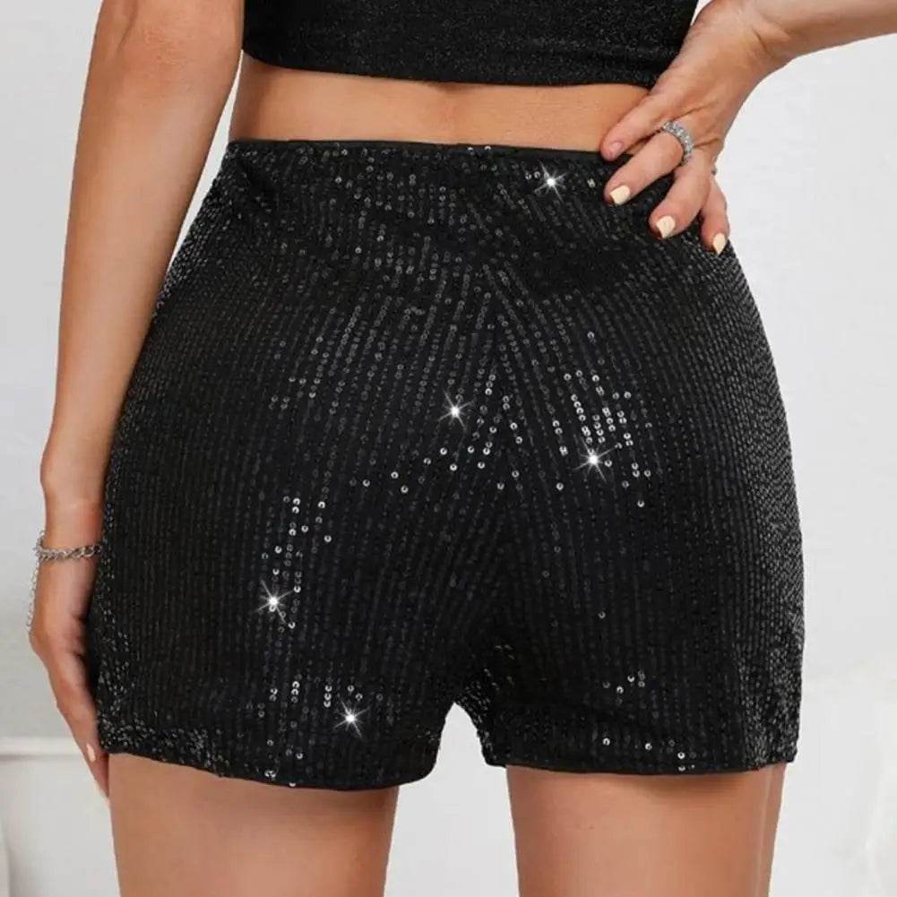 Sequin High Waist Mini Shorts - P12 Hub Europe