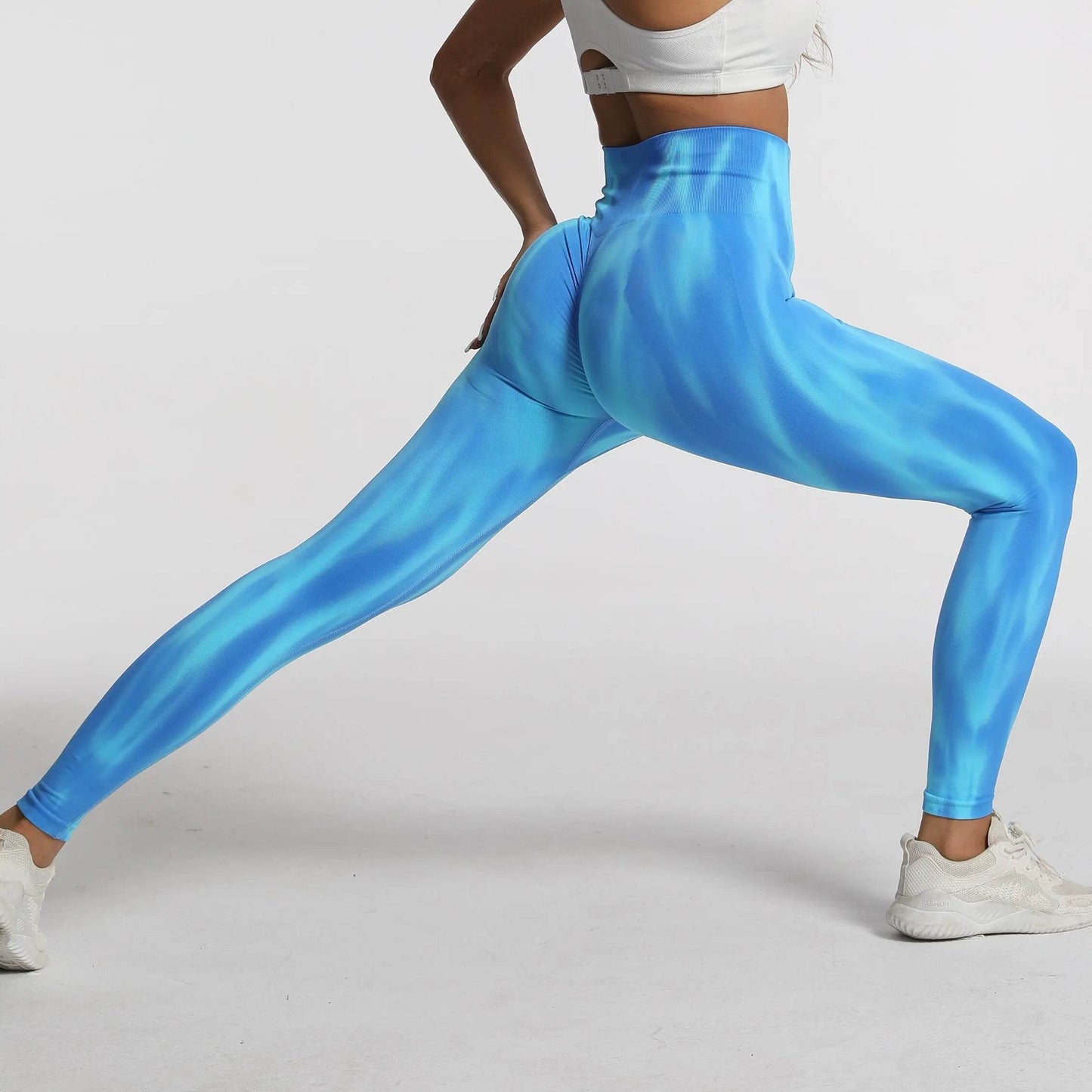 Women's Tie-Dye Scrunch Leggings - P12 Hub Europe