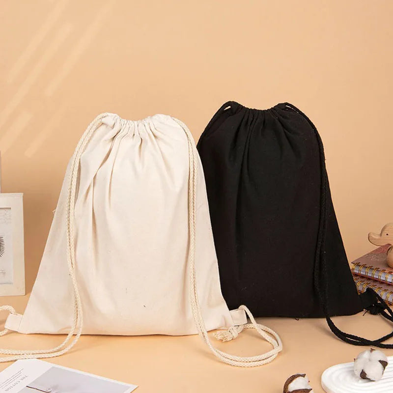 NEW Rope Bag Holder Tote Bag with Drawstring No Pain Cloth Pocket Pouch Drawstring LSD05