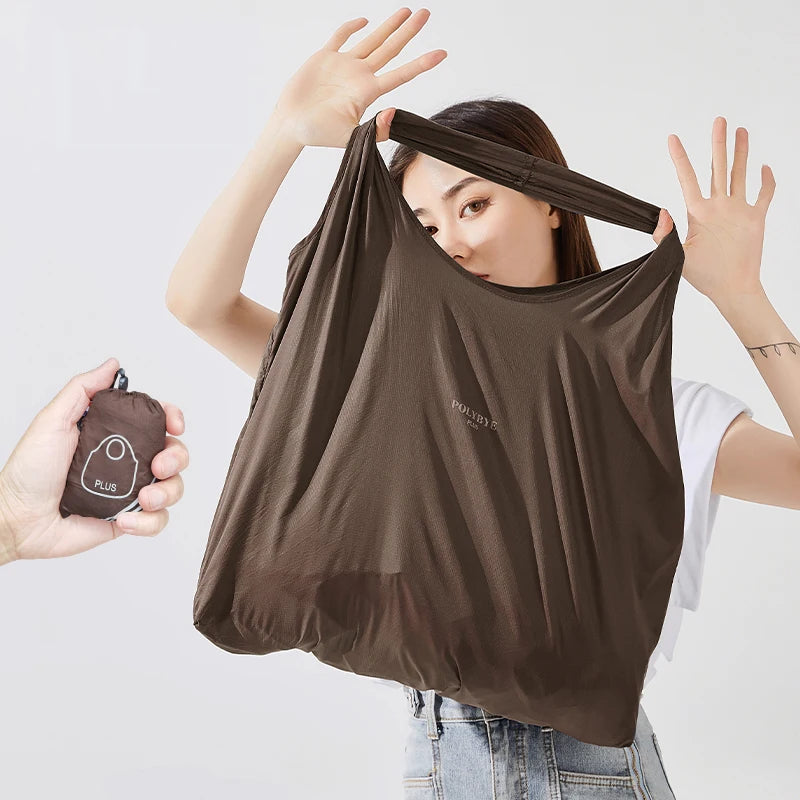 Polybye Super Light Reusable Totebag Eco-friendly Nylon Foldable Shopping Bag Handbag Grocery Bag Lunch Bag Recycle Bag