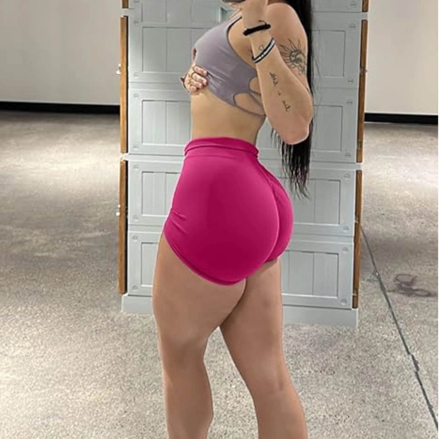 Summer High Waisted Yoga Shorts - P12 Hub Europe
