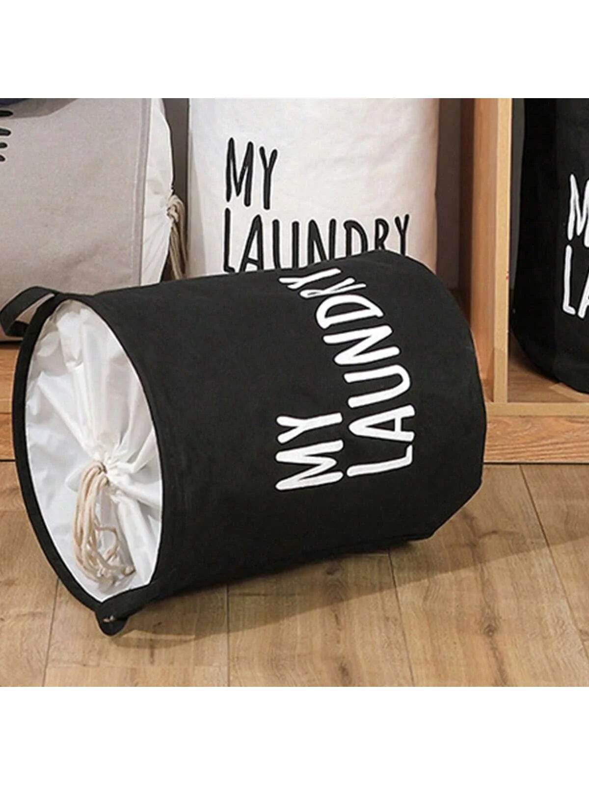 Foldable Drawstring Laundry Basket - P12 Hub Europe