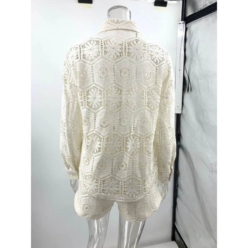 Solid Lace Crochet Set - P12 Hub Europe