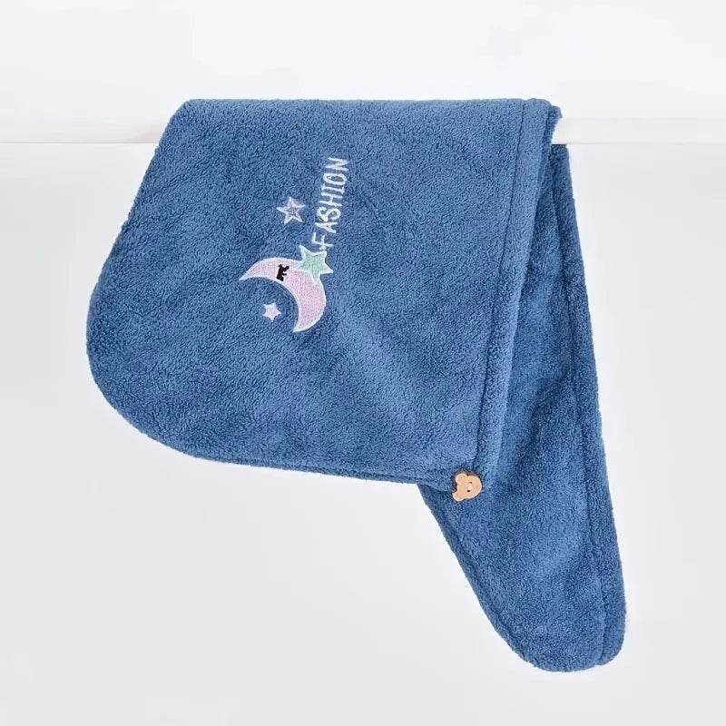 1pc Quickly Dry Hair Hat Super Absorbent Soft Bathroom Women Head Towels Girls Cute Hair Towel Hair Dry Wrap Bonnets - P12 Hub Europe