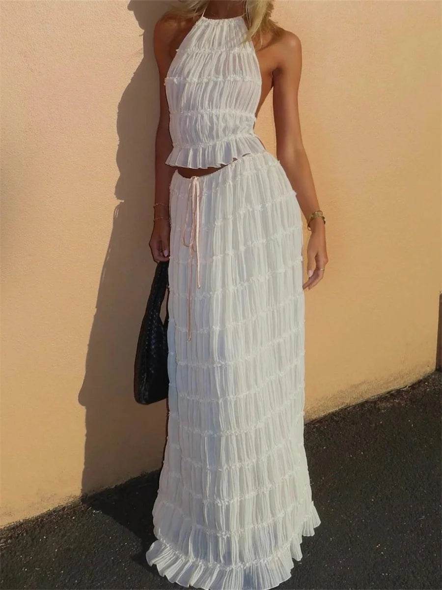 Elegant Backless Maxi Set - P12 Hub Europe