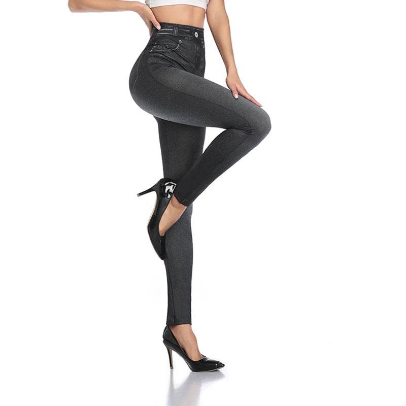 Faux Denim Leggings - P12 Hub Europe