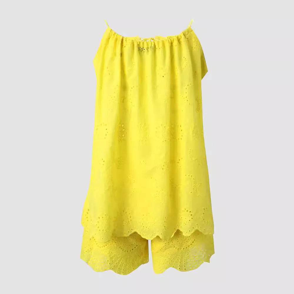 Embroidery Shorts Set - P12 Hub Europe