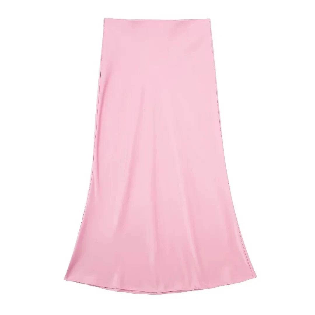 Women's Satin Skirt - P12 Hub Europe