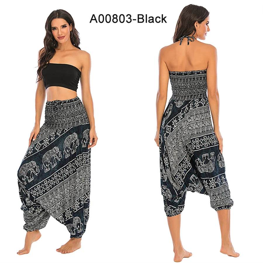 Women's Boho Harem Rayon Pants - P12 Hub Europe
