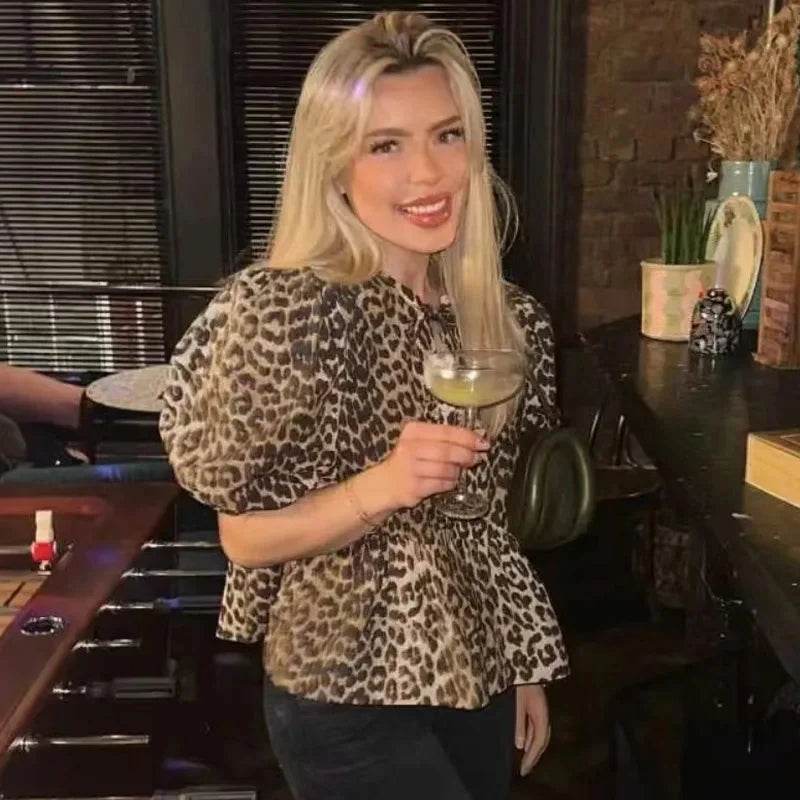 Women's Ruffle Puff Blouse - P12 Hub Europe