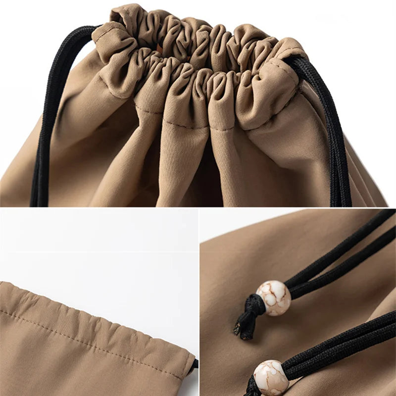 1 Pcs Travel Storage Bags for Clothes Shoes Cosmetic Big Size Portable Luxury Drawstring Pouches Home Organizer