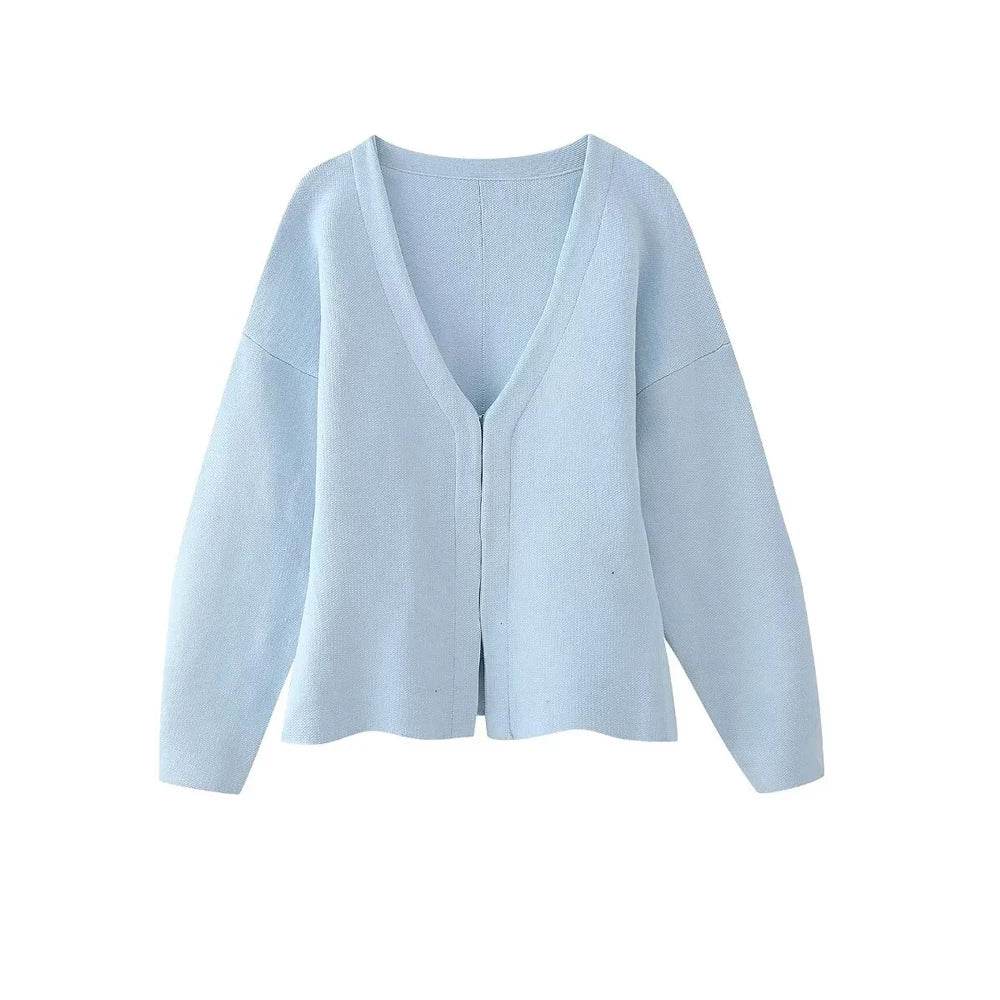 Fitted Hook Knit Cardigan - P12 Hub Europe