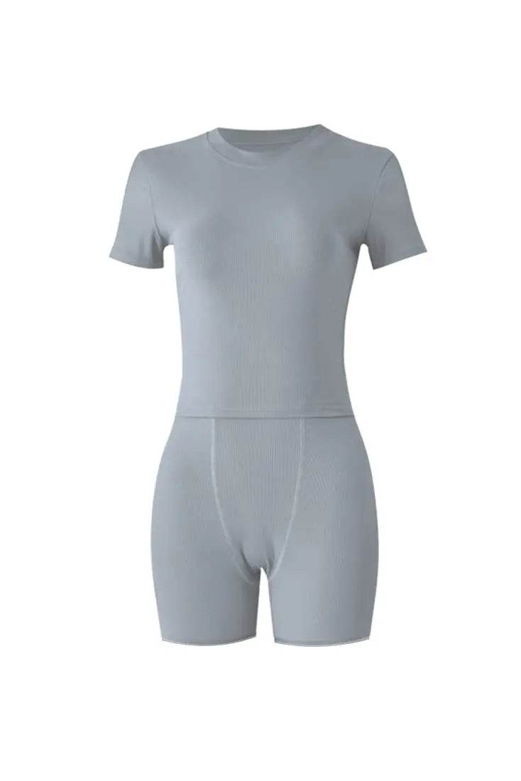 Ribbed Summer Lounge Shorts Set - P12 Hub Europe