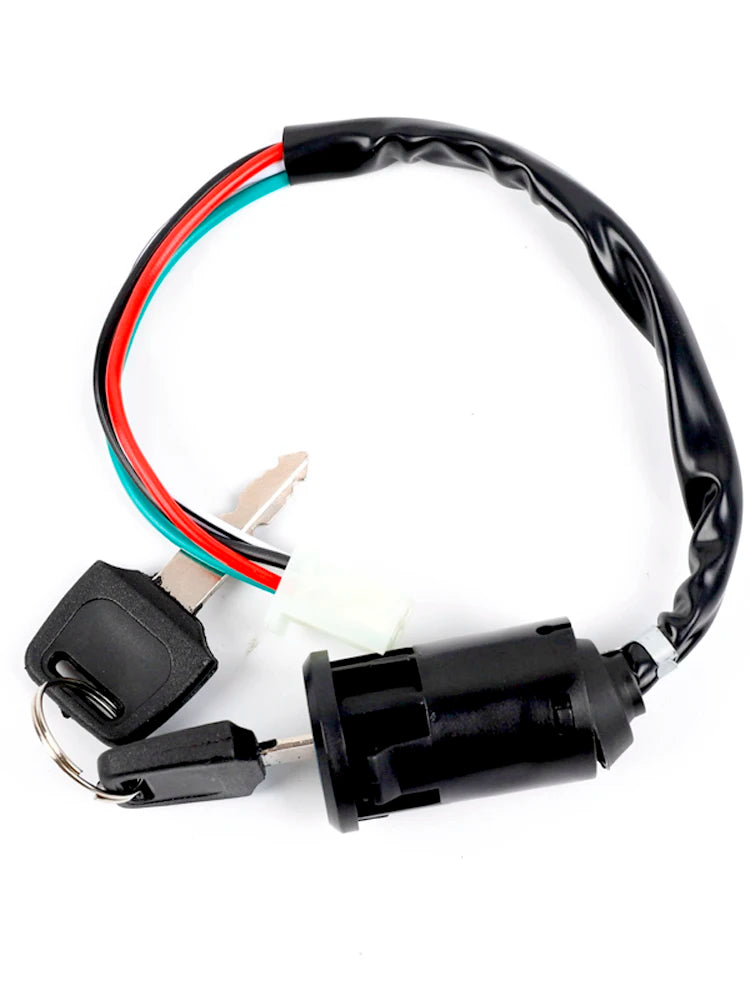 Motorcycle Electric Universal 4 Pin wire ignition key switch For 50cc 110cc 125cc 150cc 250cc ATV QUAD Dirt Bike Accessories