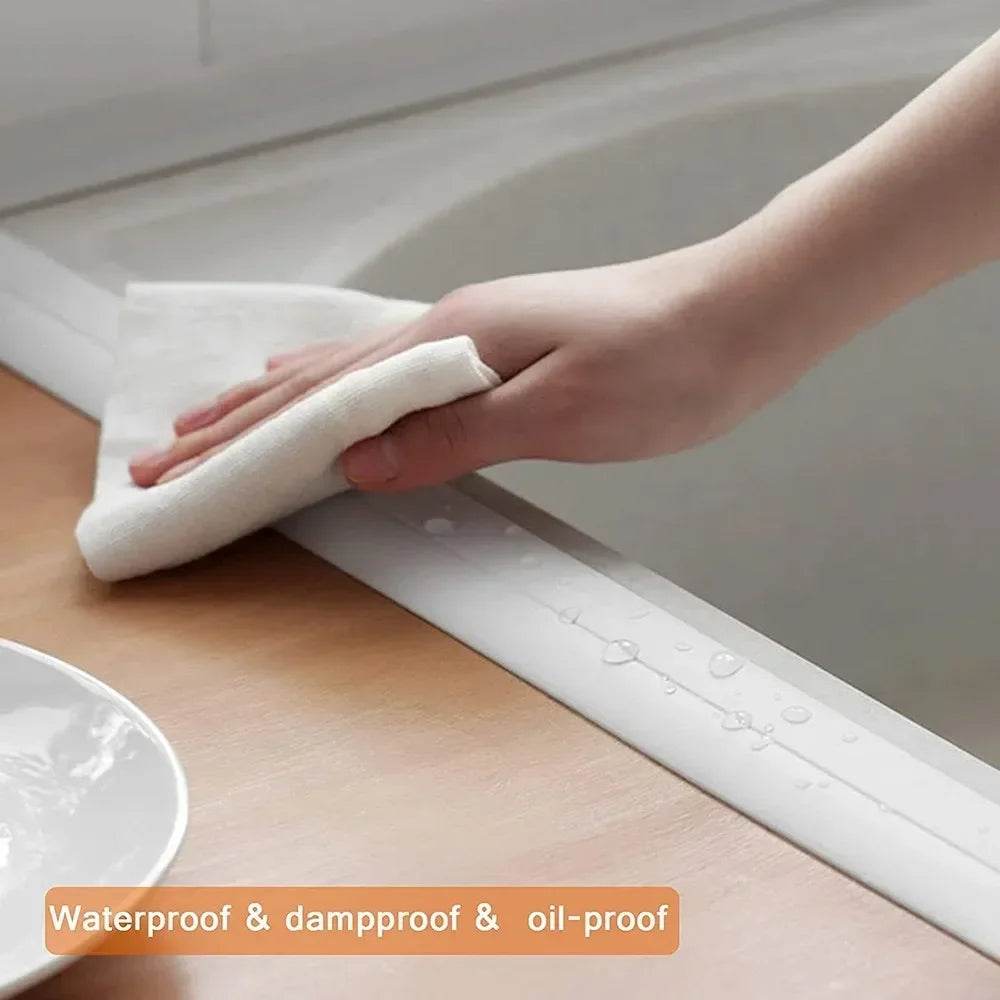 Waterproof Wall Tape Stickers Bathroom Kitchen Cardboard Seal Strip Bathroom Shower Sink Bathtub Caulk Tape Contour Home Posters - P12 Hub Europe