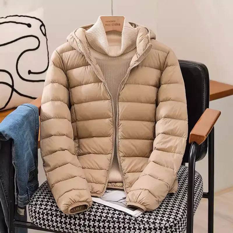 Ultralight Korean Hooded Puffer - P12 Hub Europe