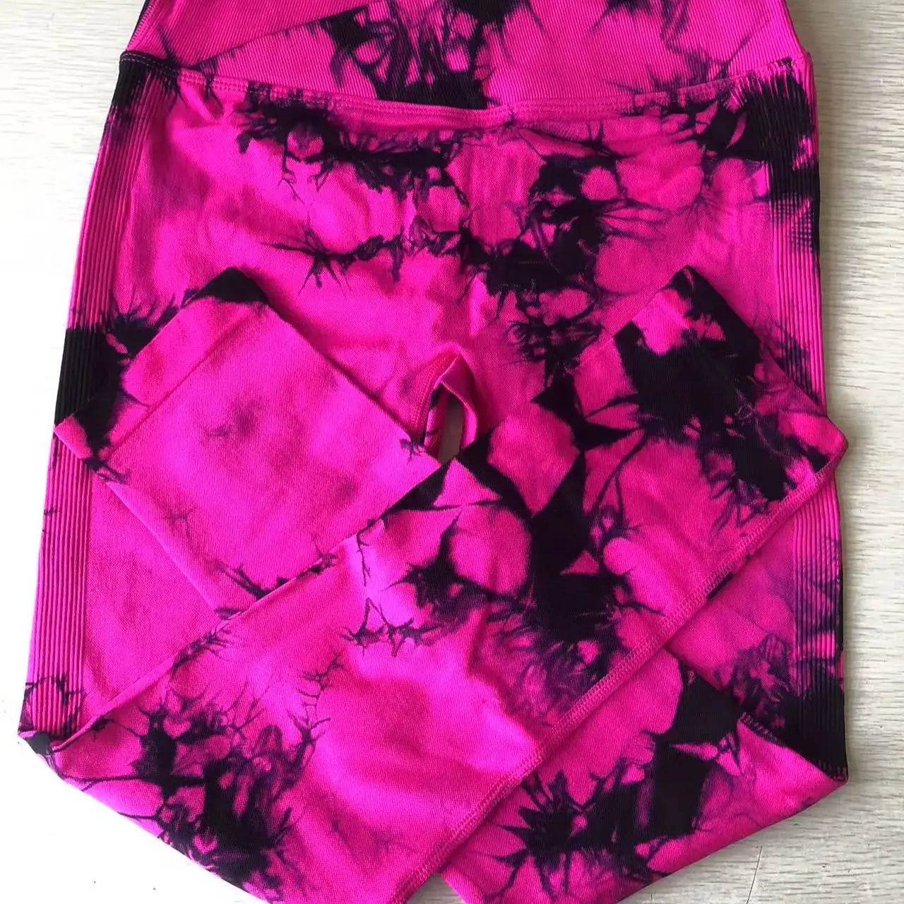Women's Tie-Dye Push-Up Leggings - P12 Hub Europe