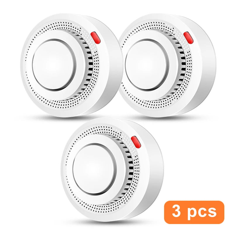 Tuya ZigBee Smart Smoke Detector Security Protection Smoke Alarm Fire Protection For Home Security System Via Smart Life App