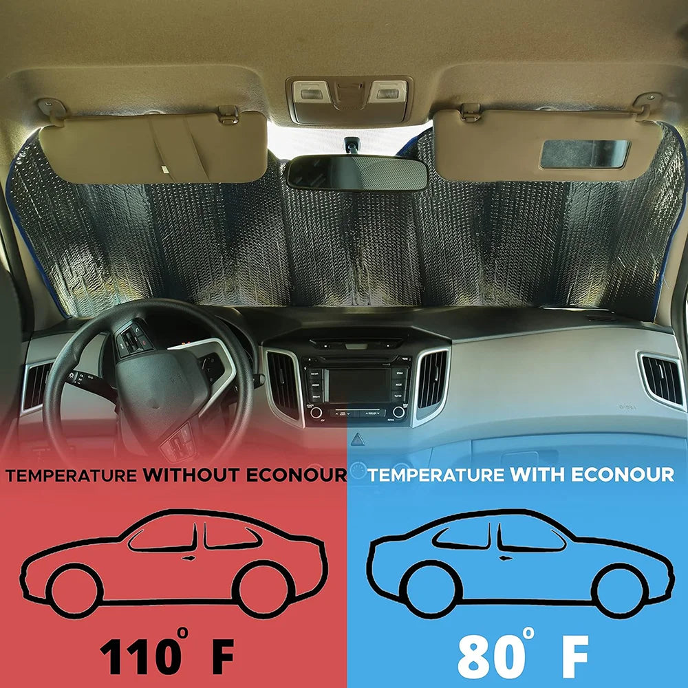 Ld ga Telephone Car SunShade Heat-insulating Aluminum Film Windshield Sunshades UV Rays Blocks Car Sun Visor Protector