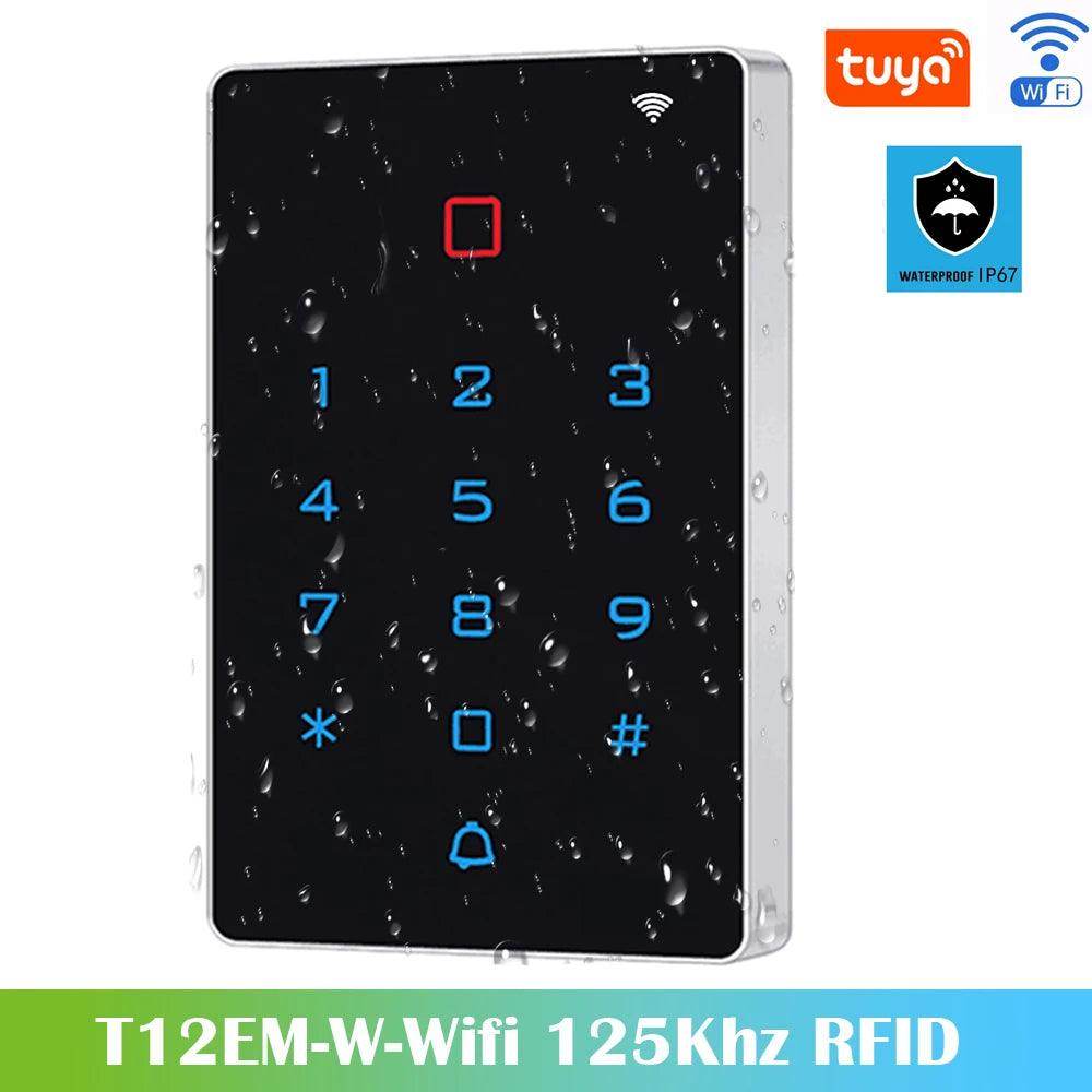 WiFi RFID Access Control Keypad | 125kHz, WG26, IP65 - P12 Hub Europe