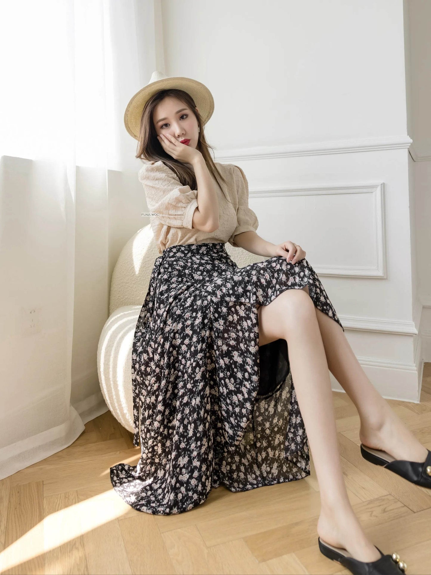 Women's Floral Lace-Up Dress - P12 Hub Europe